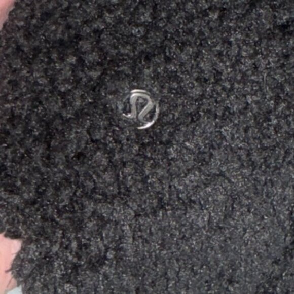 LULULEMON Women’s Warmth Restore Sherpa Pullover Funnel Neck Sweater Black Sz 6 - Picture 7 of 7